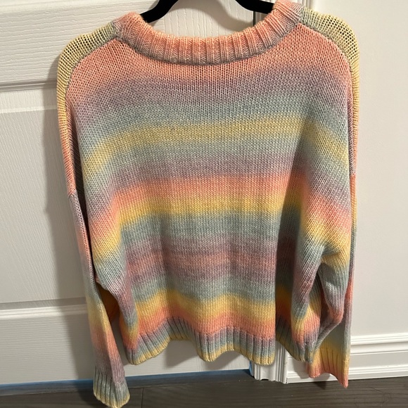 Something Navy Poppy Ombre Sweater - Picture 2 of 3